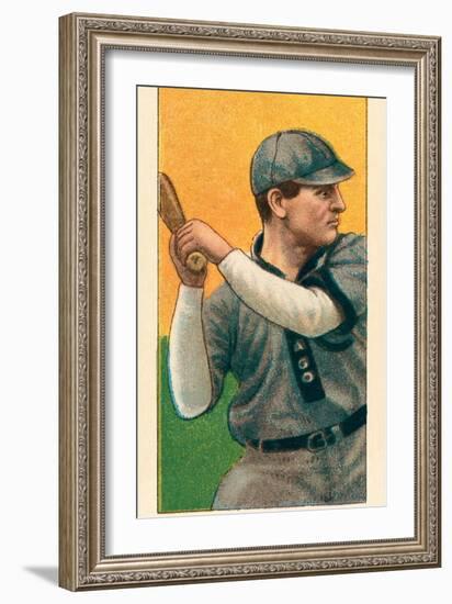 Early Baseball Card, Frank Chance-null-Framed Art Print