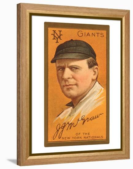 Early Baseball Card, John Mcgraw-null-Framed Stretched Canvas