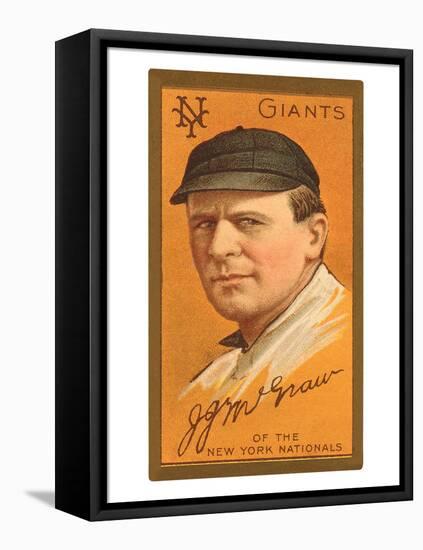 Early Baseball Card, John Mcgraw-null-Framed Stretched Canvas