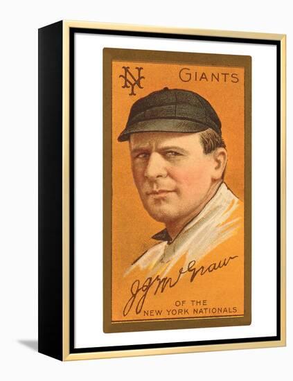 Early Baseball Card, John Mcgraw-null-Framed Stretched Canvas