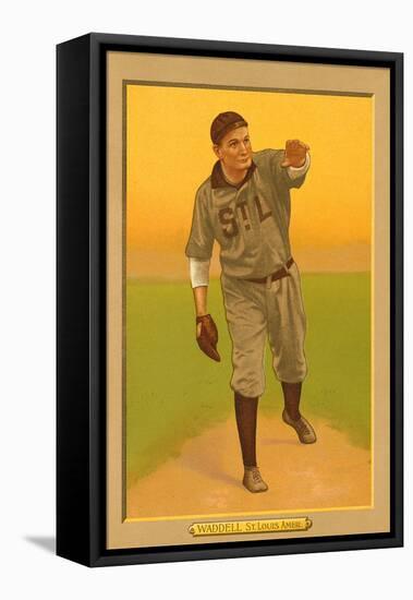 Early Baseball Card, Rube Waddell-null-Framed Stretched Canvas