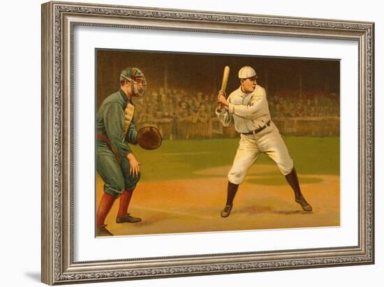 Early Baseball Players-null-Framed Art Print