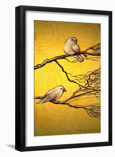 Early Bird Banter-Cherie Roe Dirksen-Framed Giclee Print