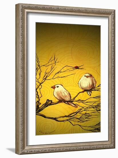 Early Bird Tweets-Cherie Roe Dirksen-Framed Giclee Print