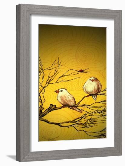 Early Bird Tweets-Cherie Roe Dirksen-Framed Giclee Print