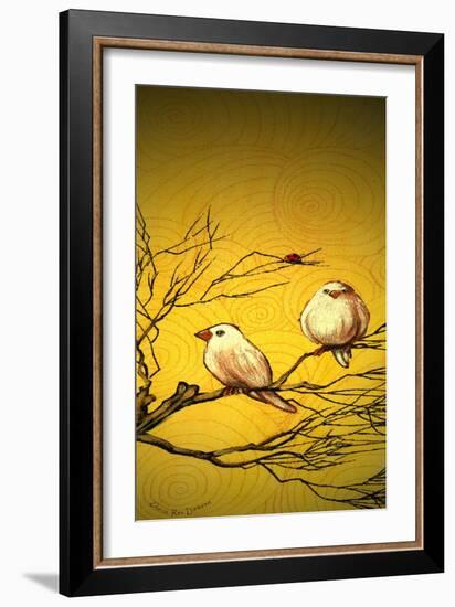 Early Bird Tweets-Cherie Roe Dirksen-Framed Giclee Print