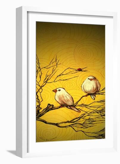 Early Bird Tweets-Cherie Roe Dirksen-Framed Giclee Print