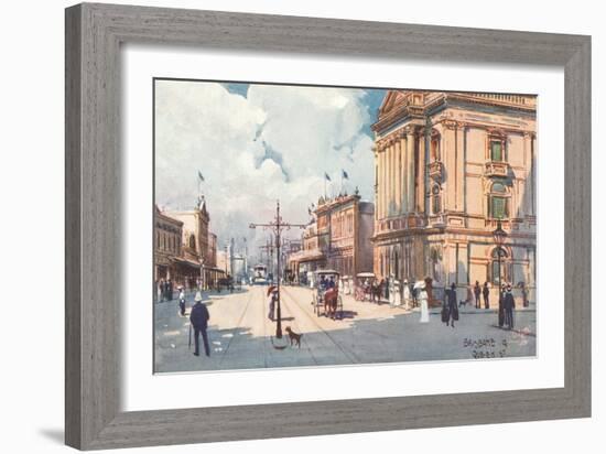 Early Brisbane, Queensland, Australia-null-Framed Art Print