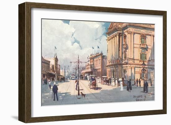 Early Brisbane, Queensland, Australia-null-Framed Art Print