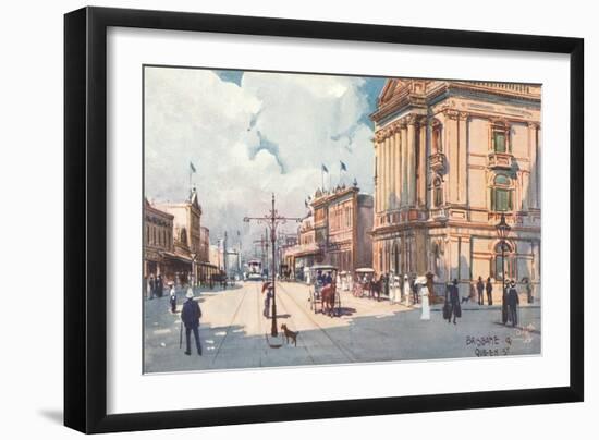 Early Brisbane, Queensland, Australia-null-Framed Art Print