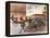 Early Car, with Man with a Flag-Peter Jackson-Framed Premier Image Canvas
