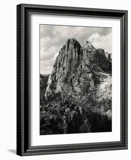 Early Carving on Mount Rushmore-null-Framed Photographic Print