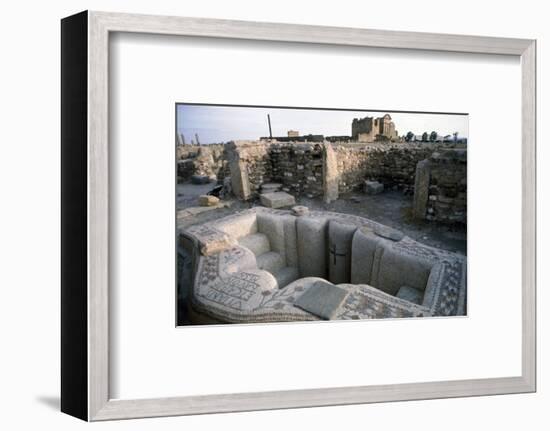 Early Christian Baptismal Bath at Roman forum of Sufetula, Sbeitla, Tunisia, c20th century-Unknown-Framed Photographic Print