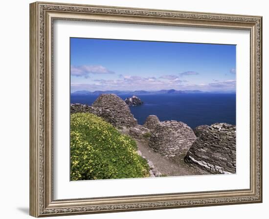 Early Christian Settlement, Skellig Michael, Unesco World Heritage Site, Munster-Michael Jenner-Framed Photographic Print