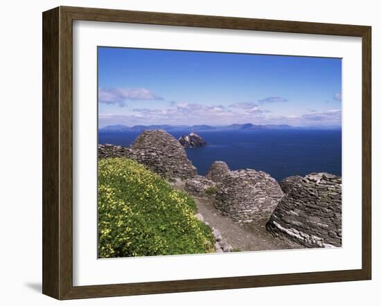 Early Christian Settlement, Skellig Michael, Unesco World Heritage Site, Munster-Michael Jenner-Framed Photographic Print