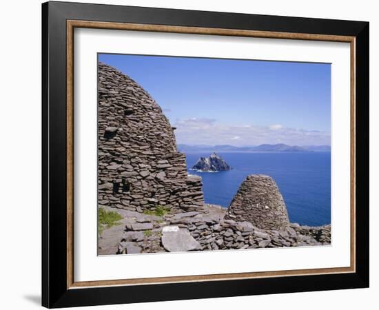 Early Christian Site, Skellig Michael, County Kerry, Munster, Republic of Ireland (Eire), Europe-Michael Jenner-Framed Photographic Print