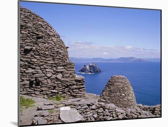 Early Christian Site, Skellig Michael, County Kerry, Munster, Republic of Ireland (Eire), Europe-Michael Jenner-Mounted Photographic Print