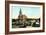 Early City Hall Square, Waco-null-Framed Art Print