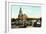 Early City Hall Square, Waco-null-Framed Art Print