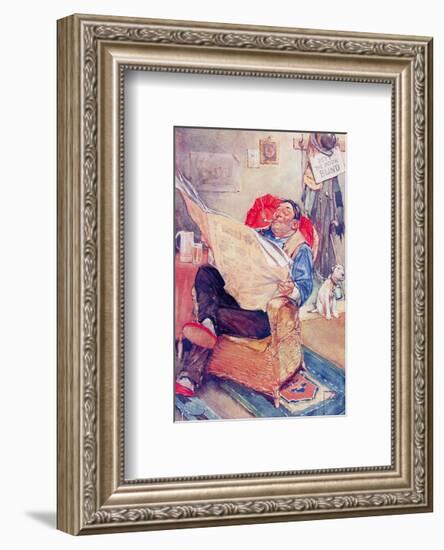 Early Closing Day-Lawson Wood-Framed Premium Giclee Print