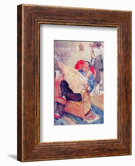 Early Closing Day-Lawson Wood-Framed Premium Giclee Print