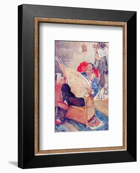 Early Closing Day-Lawson Wood-Framed Premium Giclee Print