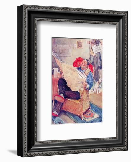 Early Closing Day-Lawson Wood-Framed Premium Giclee Print