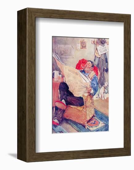 Early Closing Day-Lawson Wood-Framed Premium Giclee Print