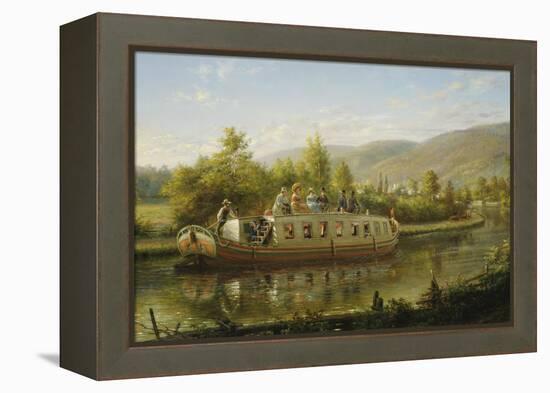 Early Days of Rapid Transit-Edward Lamson Henry-Framed Premier Image Canvas