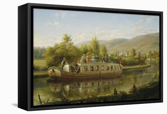 Early Days of Rapid Transit-Edward Lamson Henry-Framed Premier Image Canvas