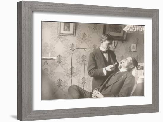 Early Dentistry-null-Framed Art Print