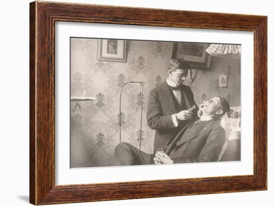 Early Dentistry-null-Framed Art Print