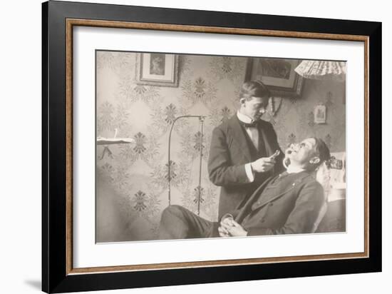 Early Dentistry-null-Framed Art Print