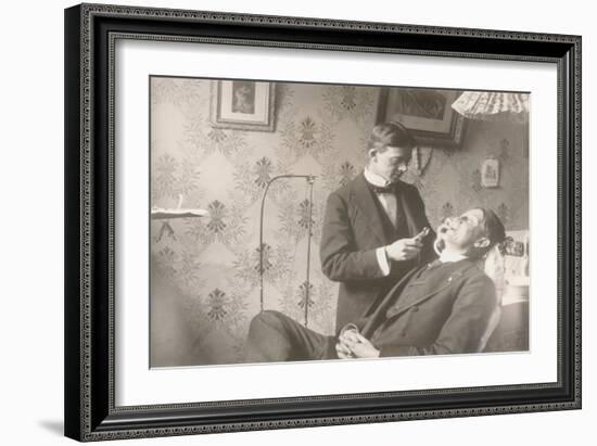 Early Dentistry-null-Framed Art Print