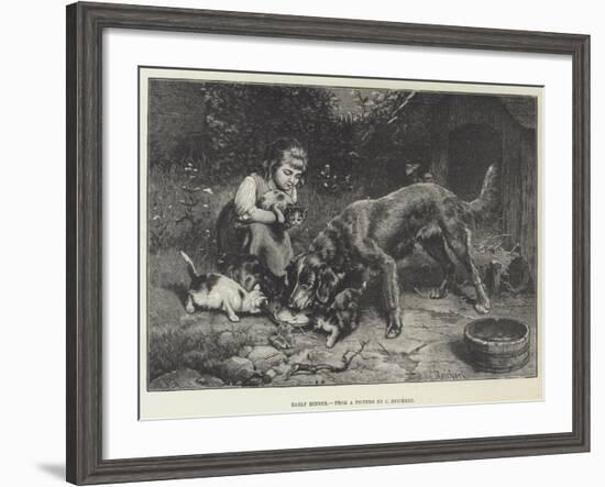 Early Dinner-Carl Reichert-Framed Giclee Print