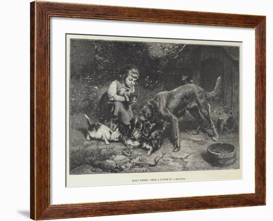 Early Dinner-Carl Reichert-Framed Giclee Print