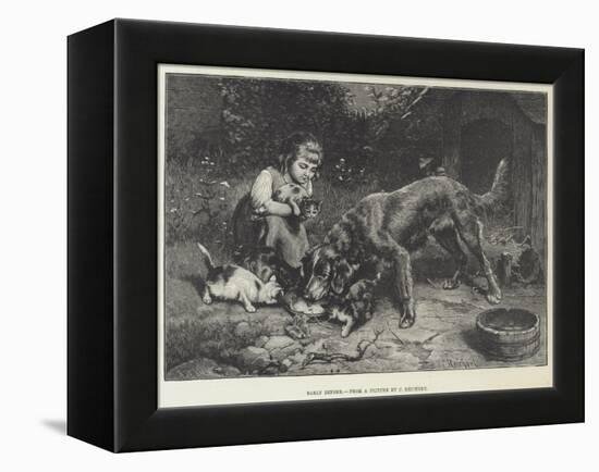 Early Dinner-Carl Reichert-Framed Premier Image Canvas