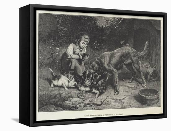 Early Dinner-Carl Reichert-Framed Premier Image Canvas