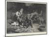 Early Dinner-Carl Reichert-Mounted Giclee Print