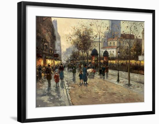 Early Evening in Montrachet-Hovely-Framed Art Print