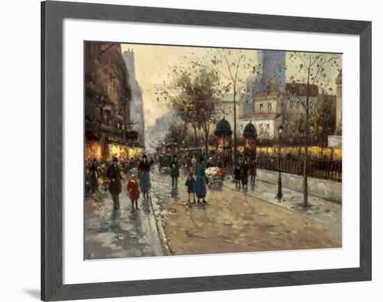 Early Evening in Montrachet-Hovely-Framed Art Print