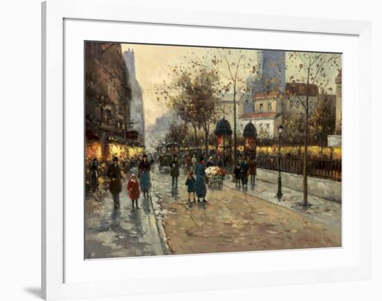 Early Evening in Montrachet-Hovely-Framed Art Print