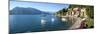 Early Evening View of Waterfront at Varenna, Lake Como, Lombardy, Italy-null-Mounted Photographic Print