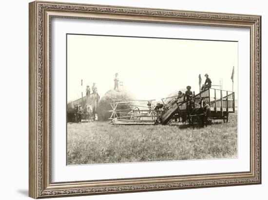 Early Farm Equipment-null-Framed Art Print