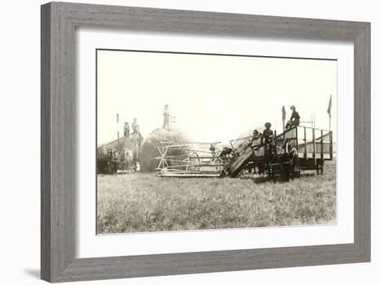 Early Farm Equipment-null-Framed Art Print