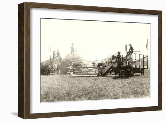 Early Farm Equipment-null-Framed Art Print