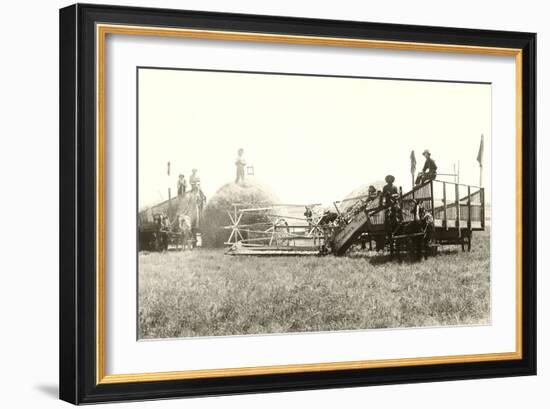 Early Farm Equipment-null-Framed Art Print