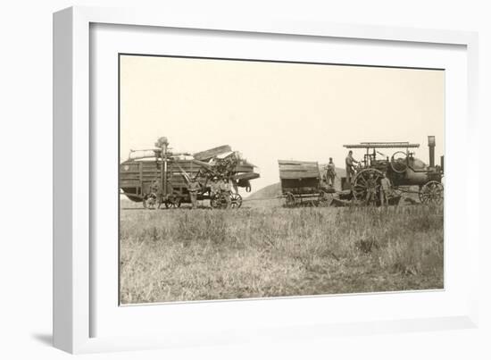 Early Farm Equipment-null-Framed Art Print