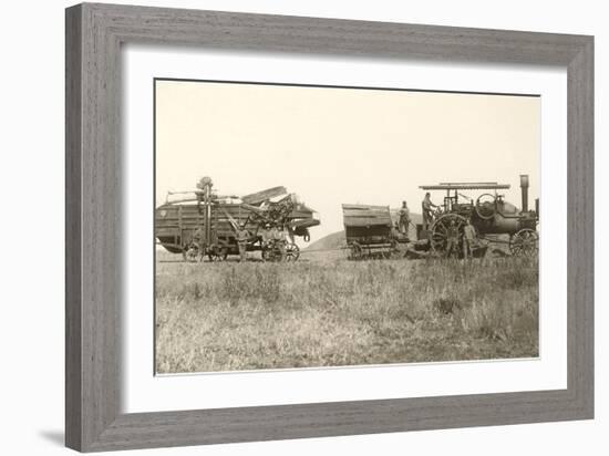 Early Farm Equipment-null-Framed Premium Giclee Print