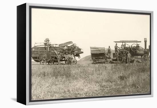 Early Farm Equipment-null-Framed Stretched Canvas